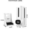 Termómetro K9 Pro Plus dispensador de jabón líquido, 1200ml (Tripié Incluído)