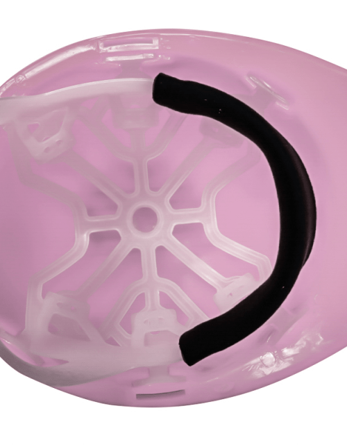 Casco rosa suspensión plástica alta visibilidad 25 piezas