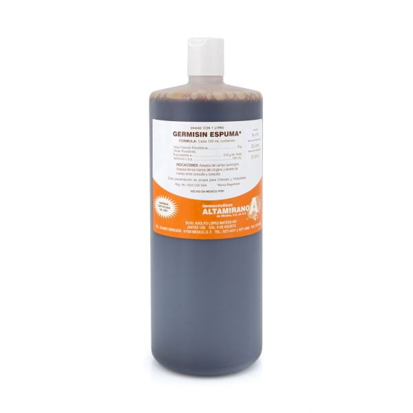 Germisin Espuma Litro (Iodo Polivinil Al 0.8%)