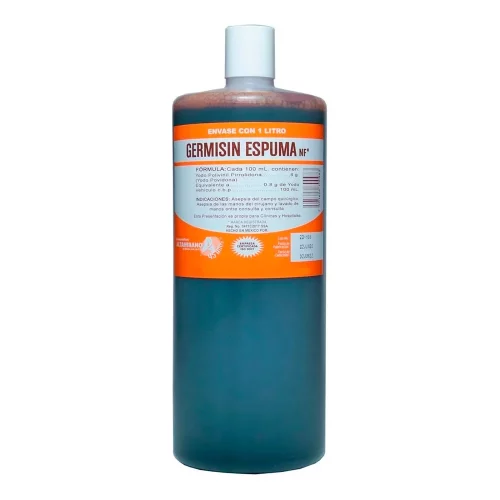 GERMISIN SOLUCION LITRO (IODO POLIVINIL AL 1.1%)