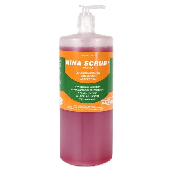 Nina Scrub 950 Ml (Gluconato De Clorhexidina Al 4%)
