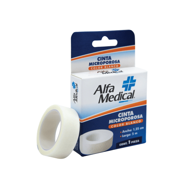 Alfa Medical | Cinta Adhesiva / Transparente 1.25 Cm X 5 M / 24 Pz