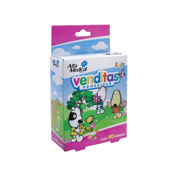 Alfa Medical | Venditas Adhesivas / Kids Niña / 50 Pz