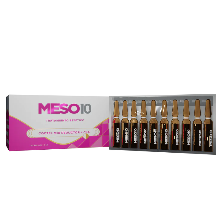 Meso10 Coctel Mix Reductor Cla 50 Amp De 5Ml