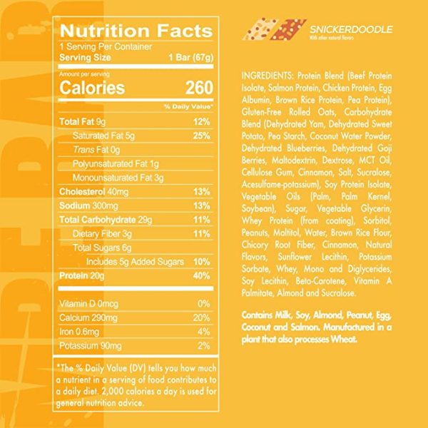 12.1 Redcon1 Mre Bar 12 Bars Snickerdoodle