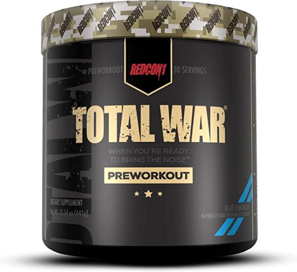 Redcon1 Total War Pre-Work 30 Serv Blue Lemonade