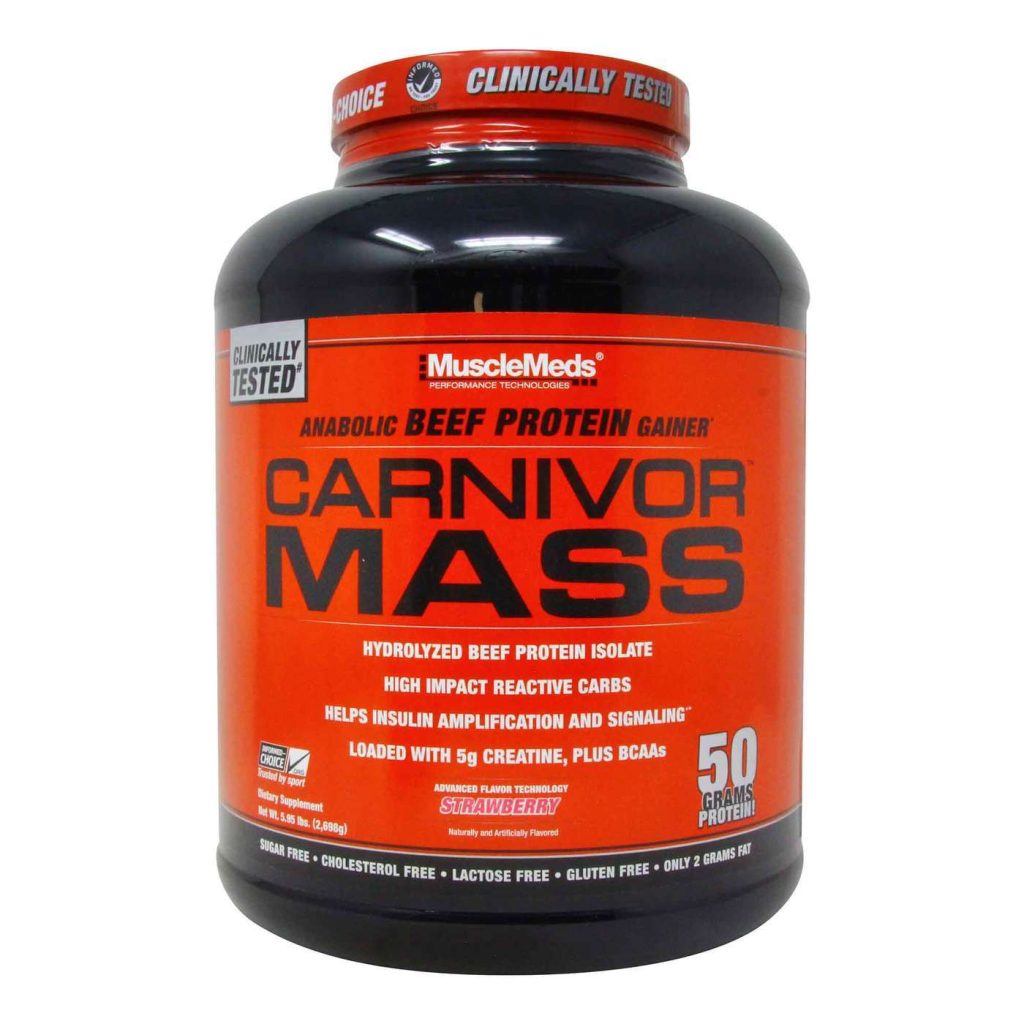 Mmd Carnivor Mass 6 Lbs Strawberry