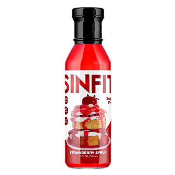 Sinfit Syrup 12 Oz Strawberry