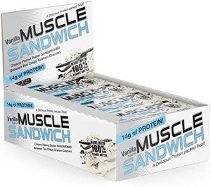 Mf Muscle Sandwich Peanut Butter 12 Bars
