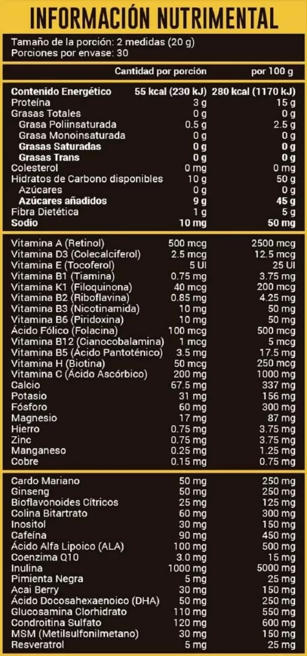 Adv Vital Pack 600 Grs
