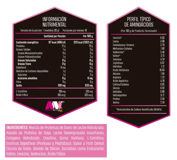 Adv Whey Ella 3 Lbs