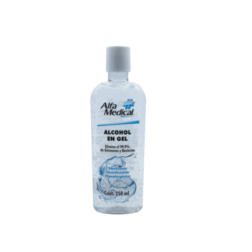 ALFA MEDICAL | ALCOHOL EN GEL A 70º GL / 250 ML / 36 PZ