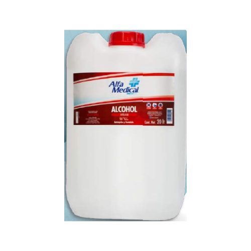 ALFA MEDICAL | ALCOHOL ETILICO 96º G.L. / 20 L
