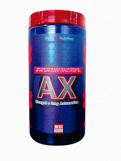 Alpha Ax Omega3 2Mg Astaxantina 60 Caps 300Mgs