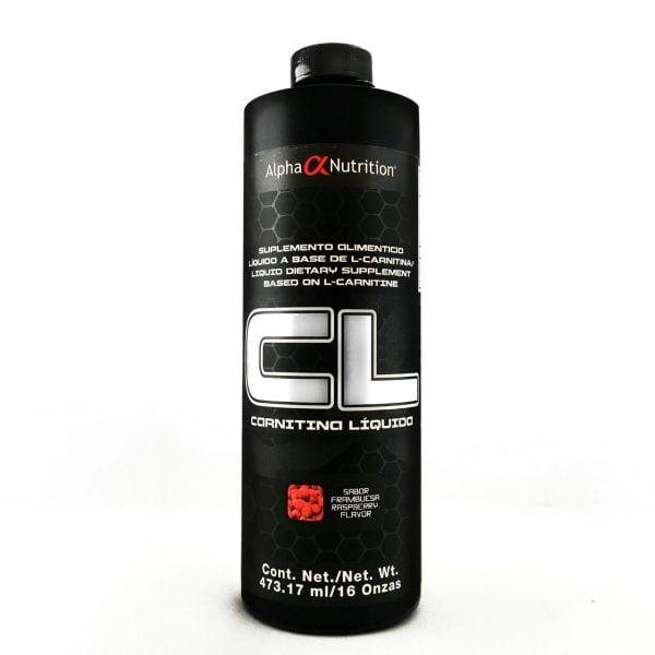 Alpha Carnitina Liquida 16 Oz Frambuesa