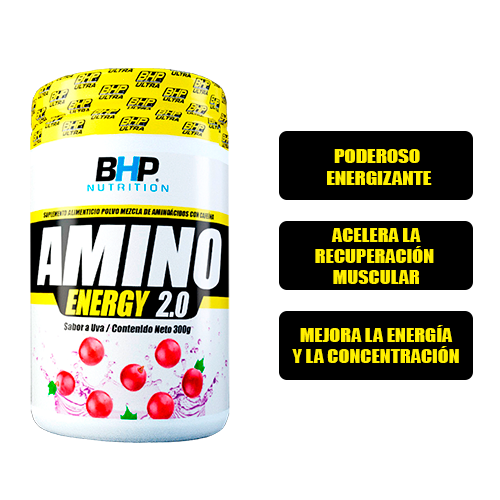 Bhp Amino Energy 2.0 30 Serv Ponche De Frutas