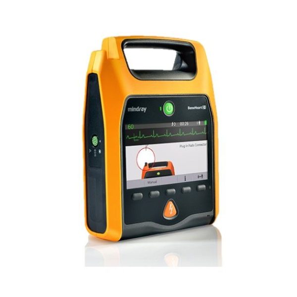 Mindray Beneheart D1 Cat. MIN-D1 Biphasic AED Defibrillator with Disposable Battery and Adult Electrodes