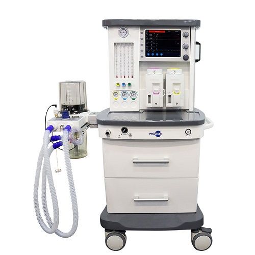 Anesthesia Machine 3 Gases With 2 Vaporizers