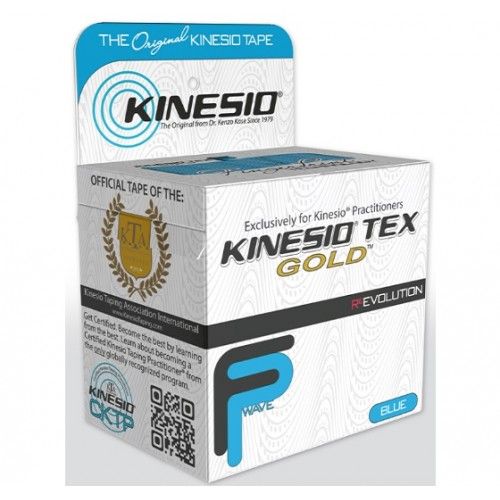 Cinta para correccion muscular kinesio gold 5.08 cm x 5 metros azul nano-touch Cat DYN-KTGN25024 Dynatronics