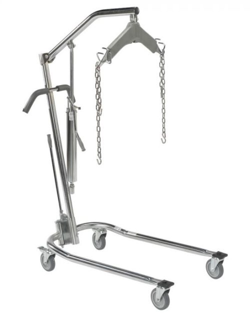 Grúa para paciente hidráulica cromada (sin asiento) Mod. 13023
