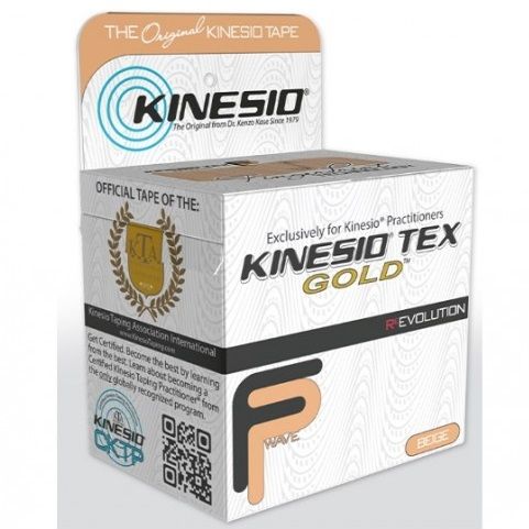 Cinta para correccion muscular kinesio gold 5.08 cm x 5 metros beige nano-touch Cat DYN-KTGN15024 Dynatronics