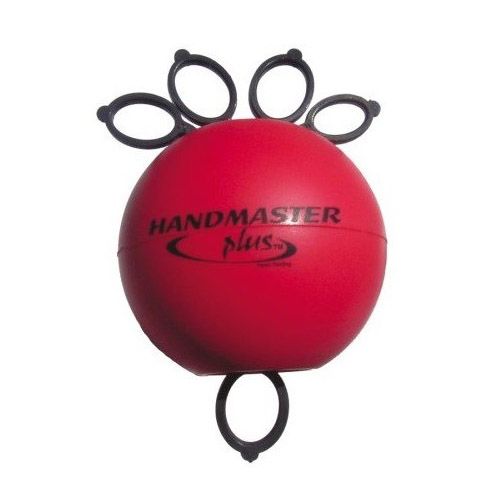 Pelota para ejercicio de mano handmaster mediana, roja Cat DYN-DZM Dynatronics