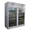Refrigerador vertical de 45 pies para vacunas y biológicos de acero inox. con 2 puertas de cristal Cat REF-RVACDV-45 Refrimed