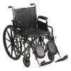 Silla de ruedas SSP220DDA-SF con descansa pies Cat. DRI-SR220DADDR Drive Medical