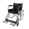 Silla de ruedas de acero cromada 18 pulgadas peso max 100 kg Cat. EKM-WXC18CRFDAS Eko-Mobility
