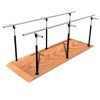 Barra paralela ajustable adulto-infantil con piso de madera Cat. ESG-BAR901 Esgo
