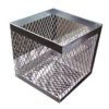 Canastilla de metal galvanizado de 15x15x15cm Cat AES-AE009 AESA