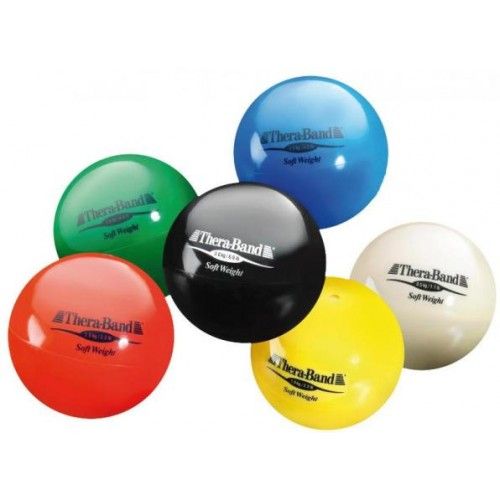 Pelota carga ligera 0 5 kg theraband, diámetro 11.5 cm color crema Cat. DYN-TB25810 Dynatronics