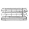 Gradilla de alambre para 72 tubos de 19mm niquelada o galvanizada Cat. AES-AE019 Marca AESA