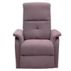 Sillón reclinable reposet con sistema de masaje y calor en Vinipiel color Cafe Cat. EKM-KH100104 Eko-Mobility