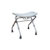 Banco de ducha plegable de aluminio altura ajustable Cat. EKM-ED100201 Marca Eko-Mobility