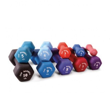 Mancuerna de neopreno 9 lb (aprox. 4.08 kg) Cat DYN-NDBC9 Dynatronics