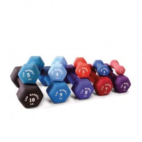 Mancuerna de neopreno 8 lb (aprox. 3.63 kg) Cat DYN-NDBC8 Dynatronics