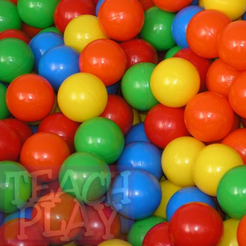 Pelotas de 7 5 cm para alberca paquete con 100 pelotas Cat. THP-7502223522725 TeachPlay