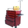 Carro rojo para emergencias de 5 cajones (corredera de carretilla) (76x46x100cm) Cat. ARV-LAM-022 Marca Arveol