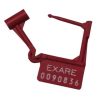 Candado de seguridad pasivo con folio para carro rojo con 100 Cat EXA-LEC9900A-EX EXARE