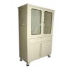 Vitrina doble modelo Hamilton de patas sin entrepaños Cat. ARV-LAM-077 Marca Arveol