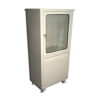 Vitrina sencilla Mod. Futuro de patas sin los entrepaños de vidrio 60x38x156 cm Cat. ARV-LAM-075 Marca Arveol