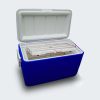 Termo hielera de 45 litros para transporte y conservación de vacunas con accesorios Cat. CLM-TTV-45-A Coleman