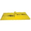 Bolsa de polietileno de baja densidad 55 X 60 cm Amarilla Cal. 200 Caja con 100 pzas Cat. A1C-LAM-55-200A A1 Contenedores