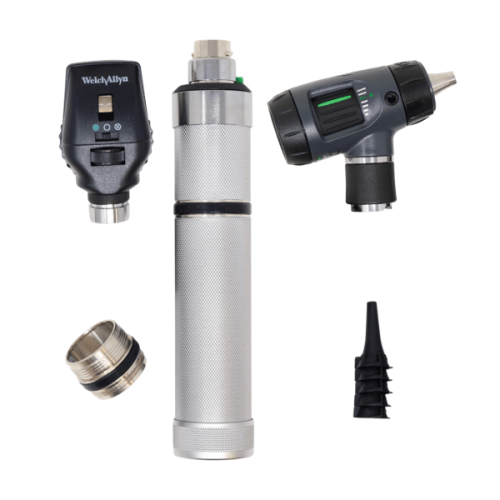 Estuche diagnóstico Recargable Halógeno 35V Otoscopio Macroview y Mango 71000-C