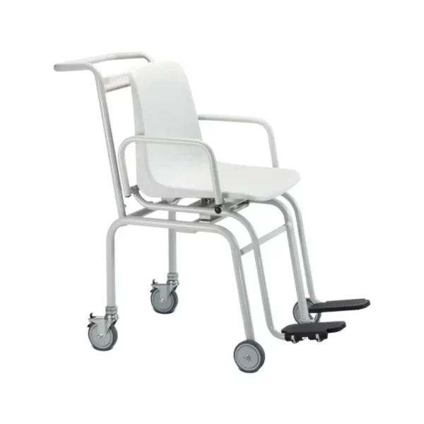 Báscula Digital Silla Con Ruedas Pierneras Plástico 200Kg Div 100G Tara Auto Hold