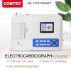 Máquina Digital de 3 canales y 12 cables, electrocardiógrafo ECG/EKG, uso humano o veterinario, ECG300G