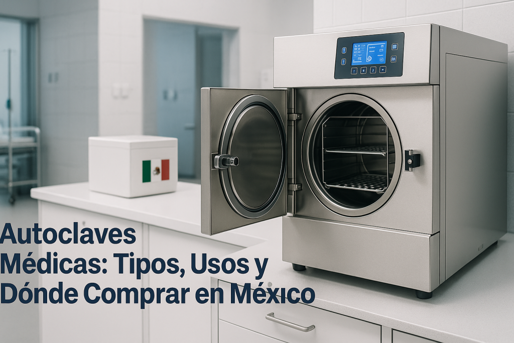 Venta de Autoclaves médicas en hospital de México con cámara de esterilización abierta